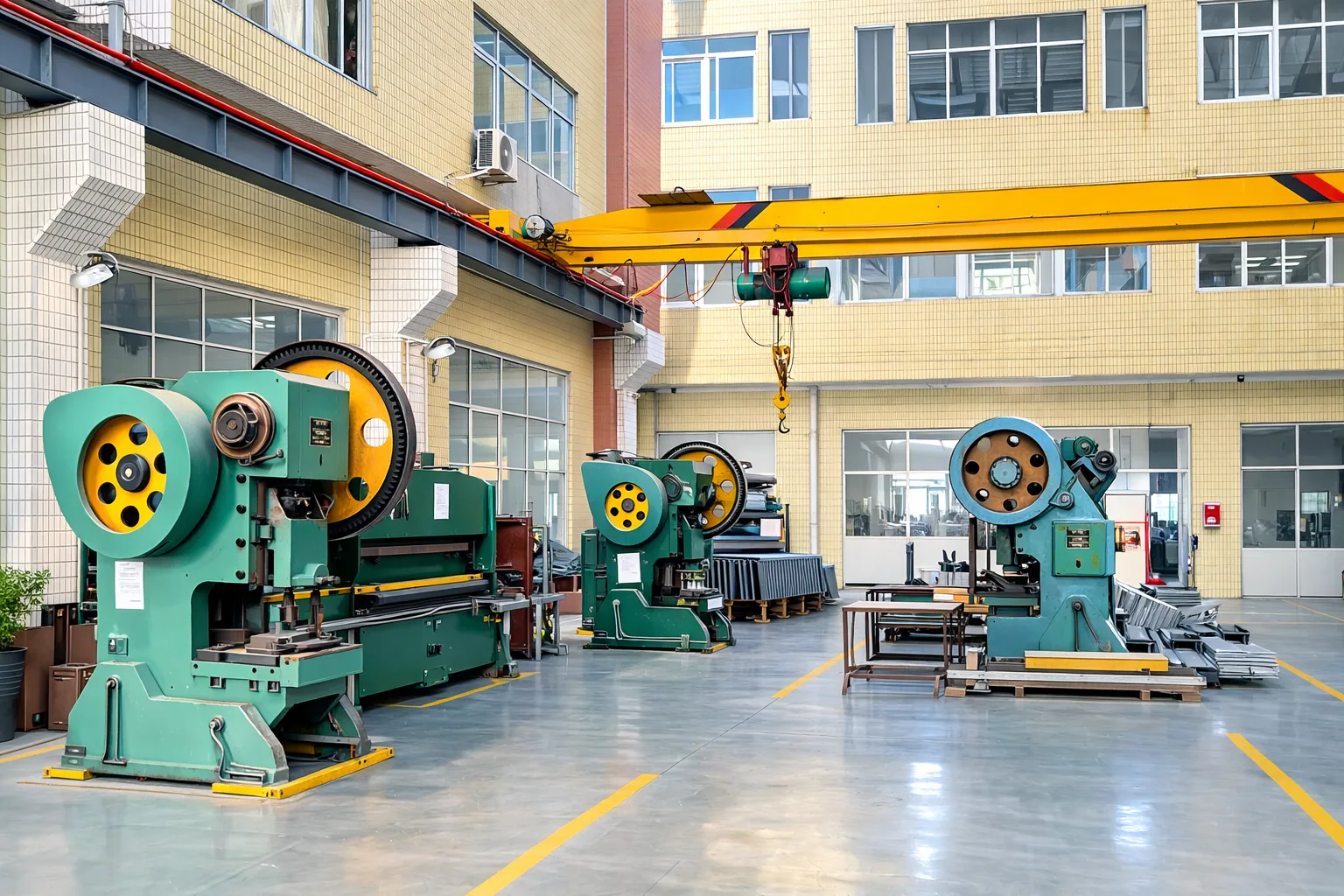 Press equipment and production area
